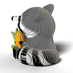 Raccoon - Puzzle 3D de Cartón - Eugy Dodoland