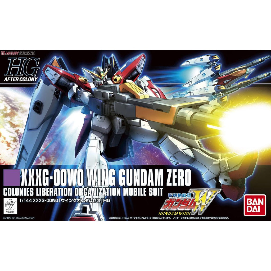 HGAC 1/144 XXXG-OOWO Wing Gundam Zero - Model Kit Articulado - Bandai