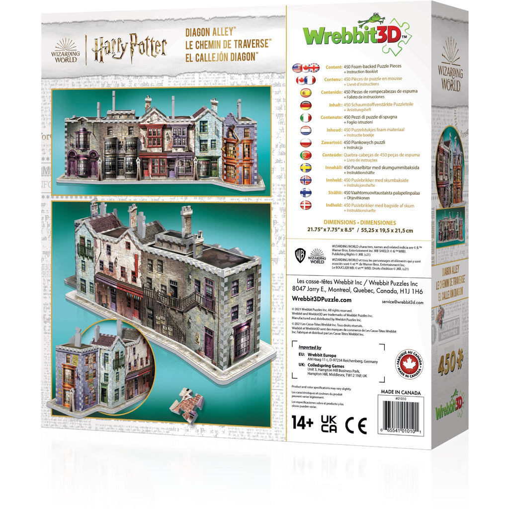 DIAGON ALLEY - Harry Potter - Wrebbit Rompecabezas 3D