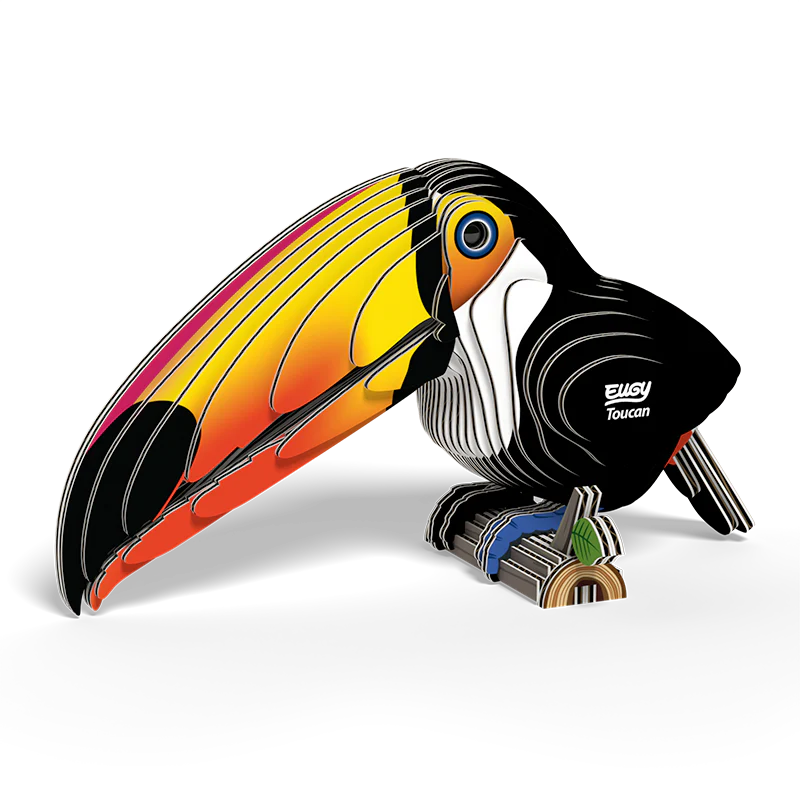 Tucán - Puzzle 3D de Cartón - Eugy Dodoland