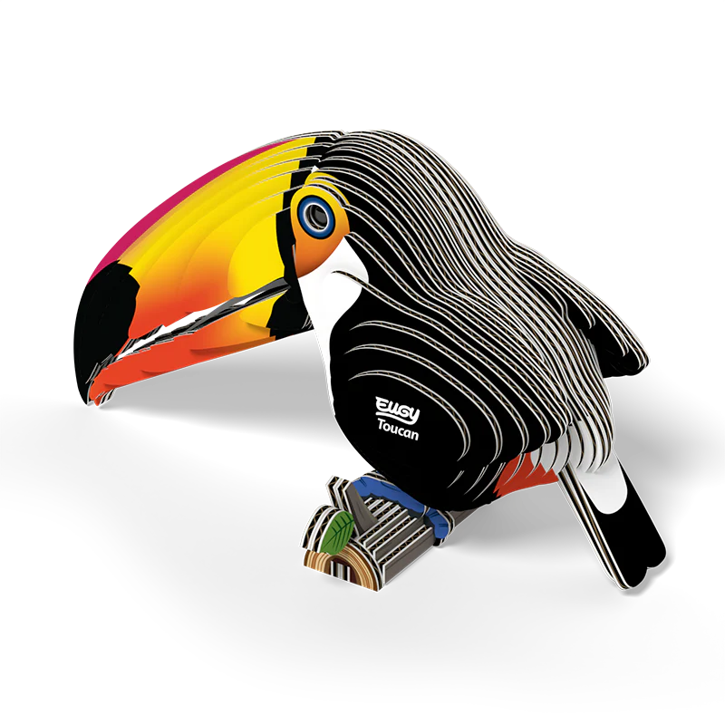Tucán - Puzzle 3D de Cartón - Eugy Dodoland