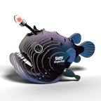 Anglerfish - Puzzle 3D de Cartón - Eugy Dodoland