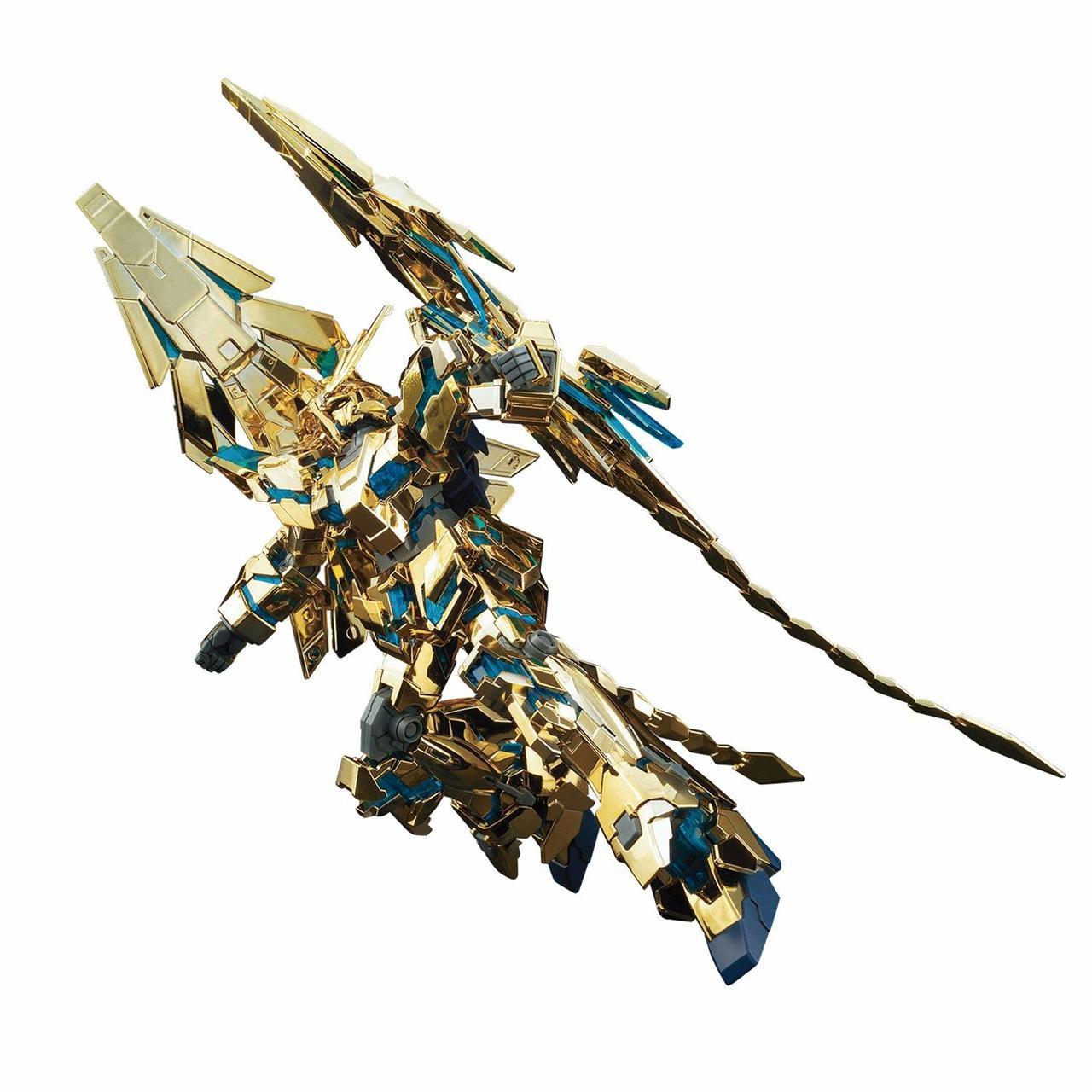 HGUC 1/144 UNICORN GUNDAM 03 PHENEX (DESTROY MODE) [GOLD COATING] - Model Kit Articulado - Bandai