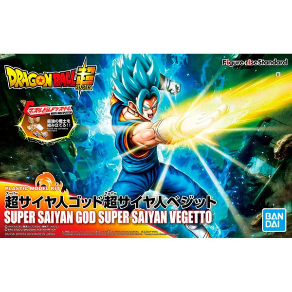 SUPER SAIYAN GOD SUPER SAIYAN VEGETTO Figure-rise Standard - Dragon Ball Z - Model Kit Articulado - Bandai