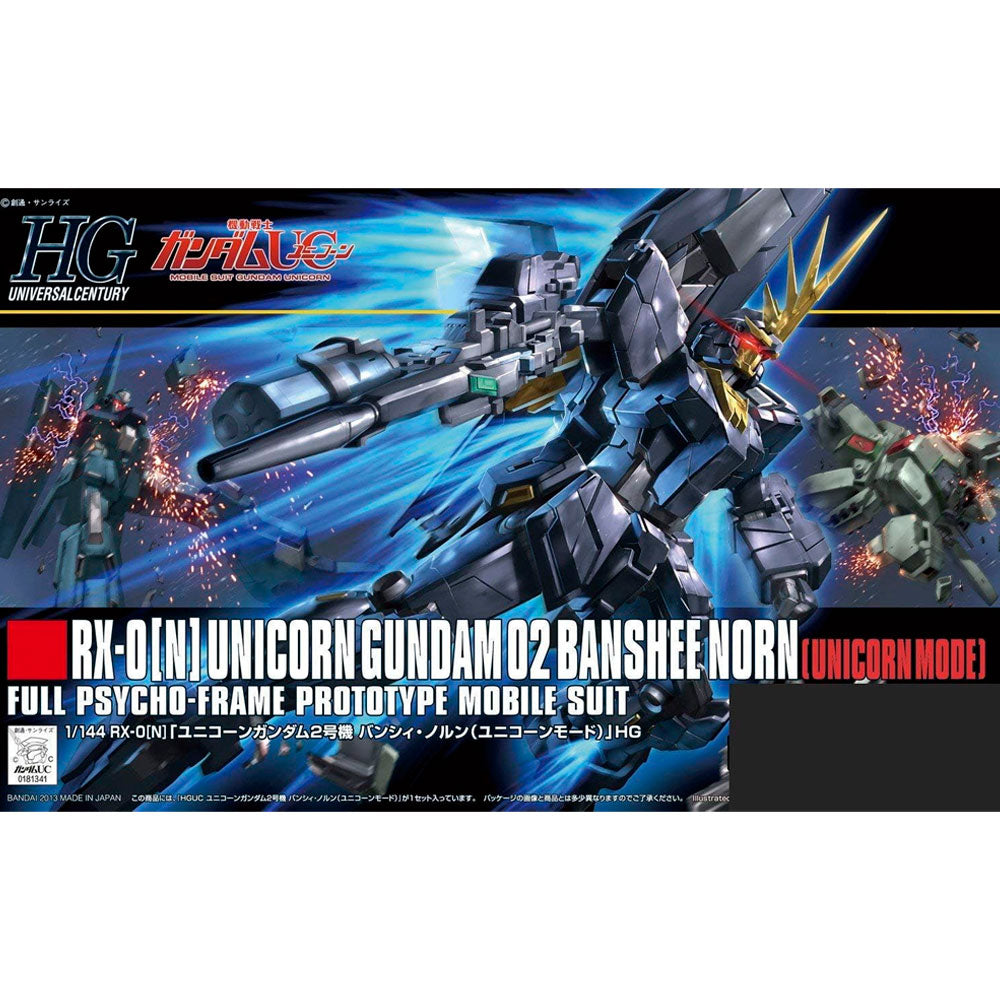 1/144 HGUC UNICORN GUNDAM 2 BANSHEE NORN (UNICORN MODE) - Model Kit Articulado - Bandai