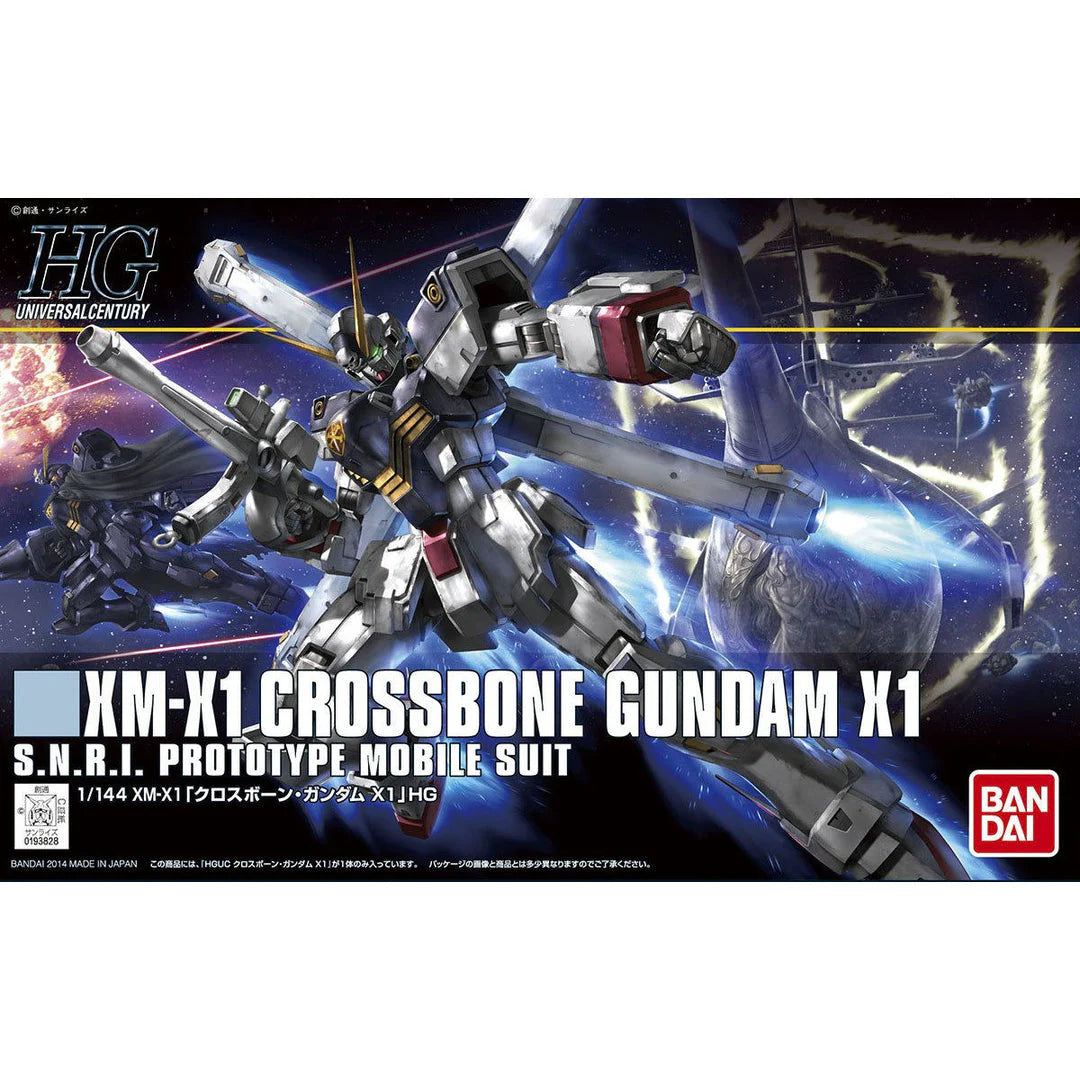 HGUC 1/144  CROSSBONE GUNDAM X1 - Model Kit Articulado - Bandai