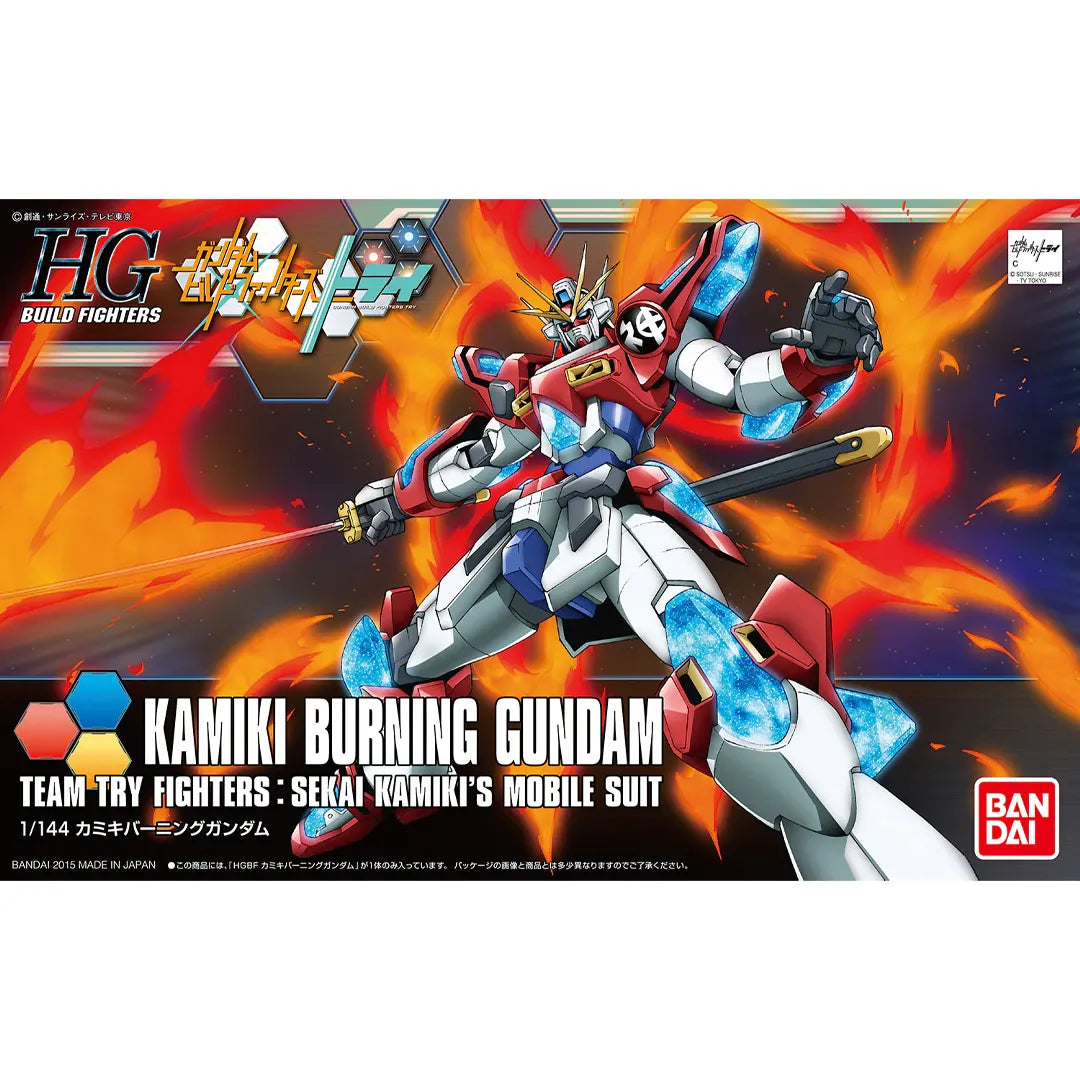 HGBF 1/144 KAMIKI BURNING GUNDAM - Model Kit Articulado - Bandai