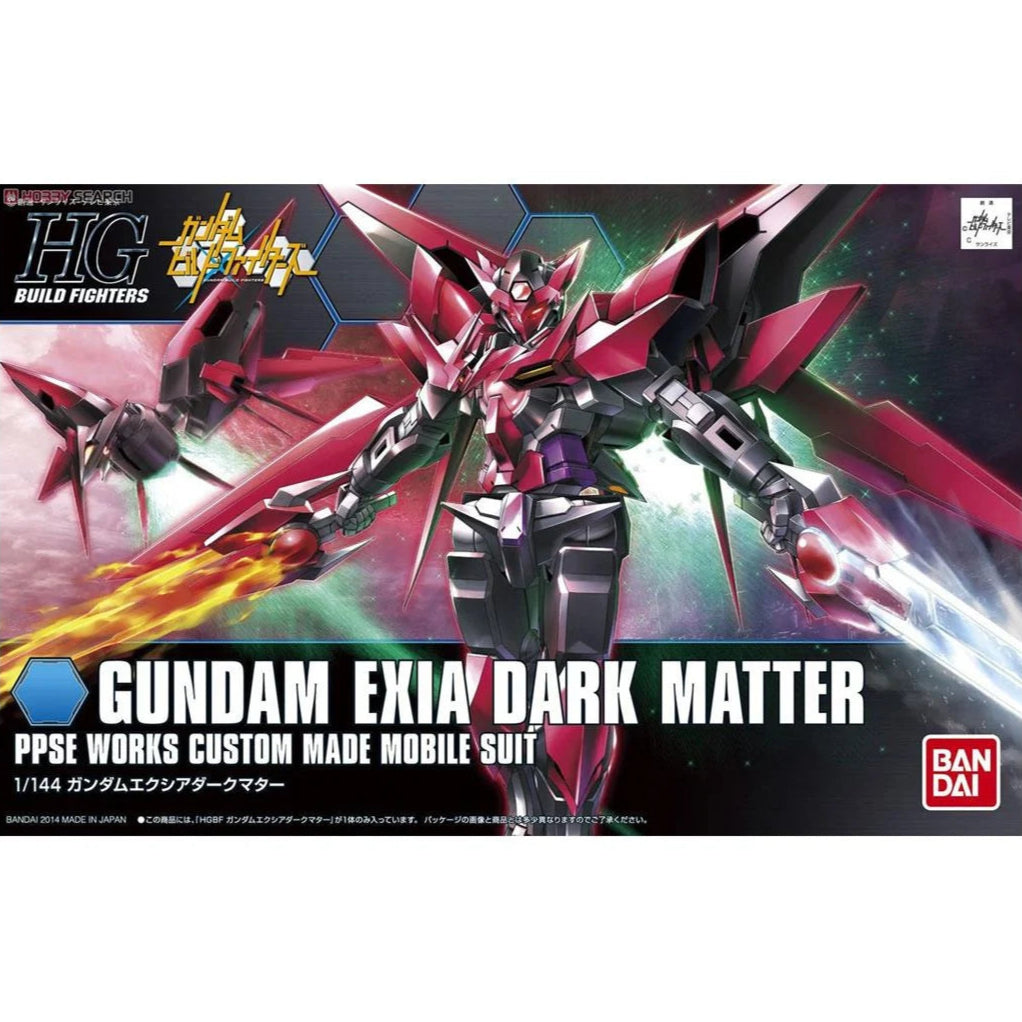 HGBF 1/144 GUNDAM EXIA DARK MATTER - Model Kit Articulado - Bandai