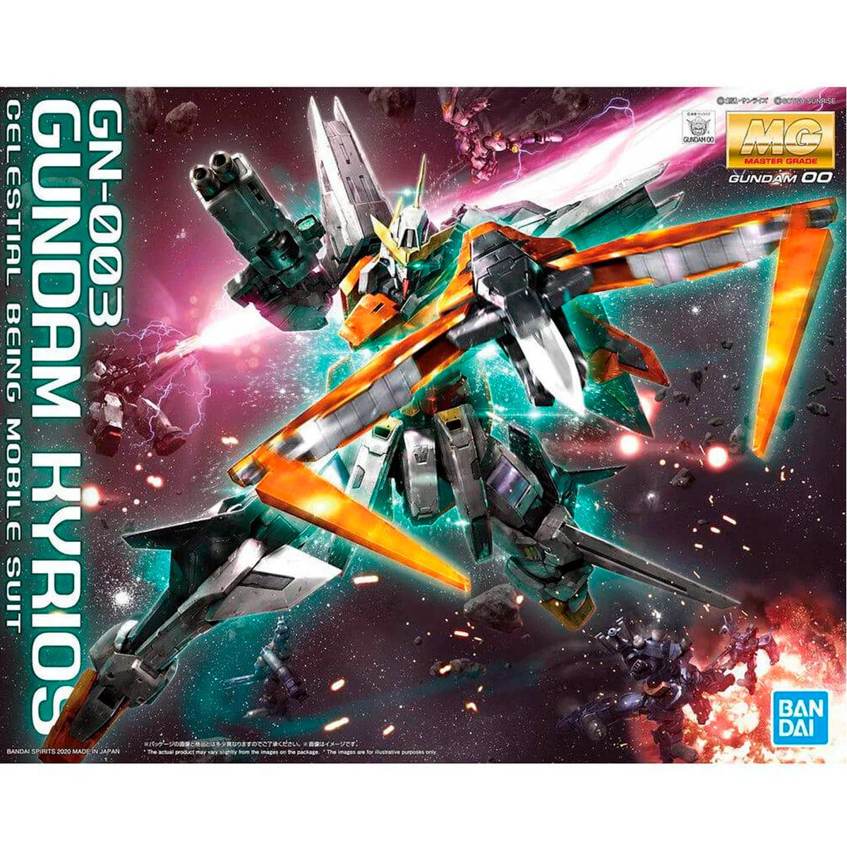 MG 1/100 GUNDAM KYRIOS - Model Kit Articulado - Bandai