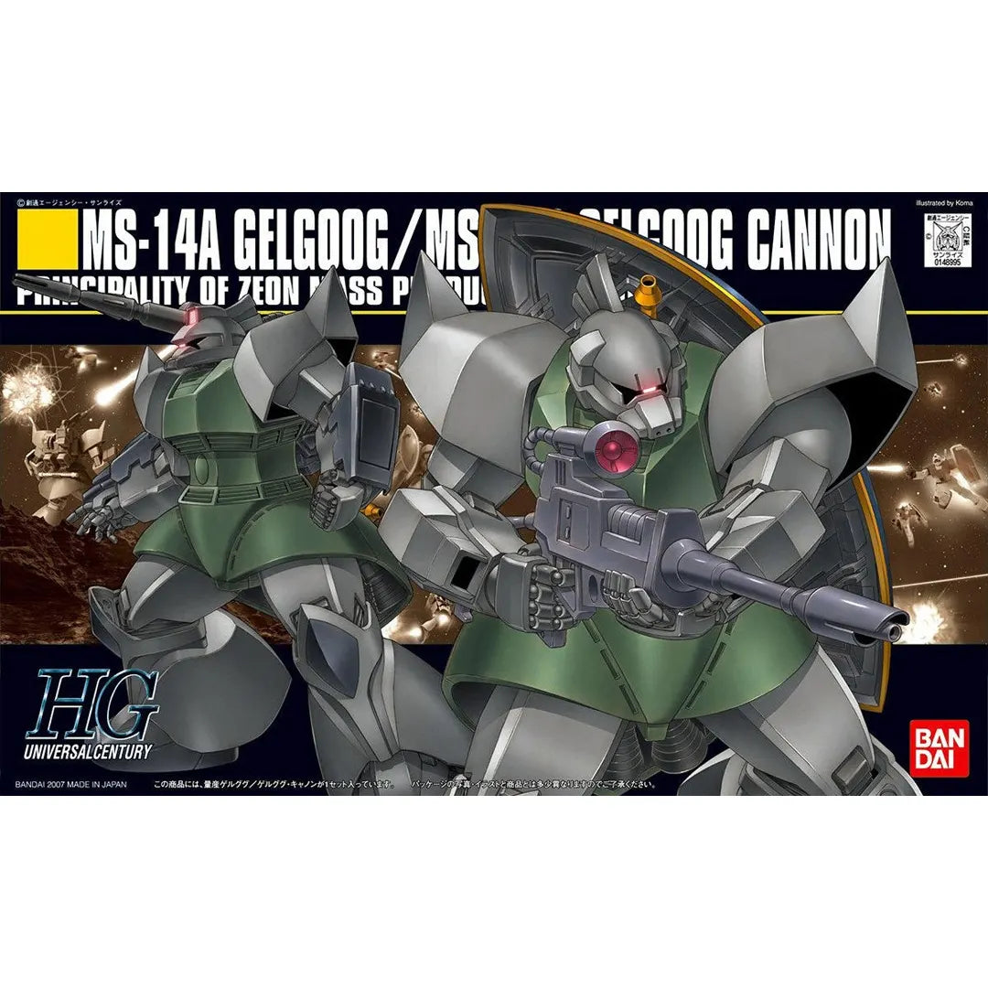 1/144 HGUC GELGOOG/ GELGOOG CANNON - Model Kit Articulado - Bandai
