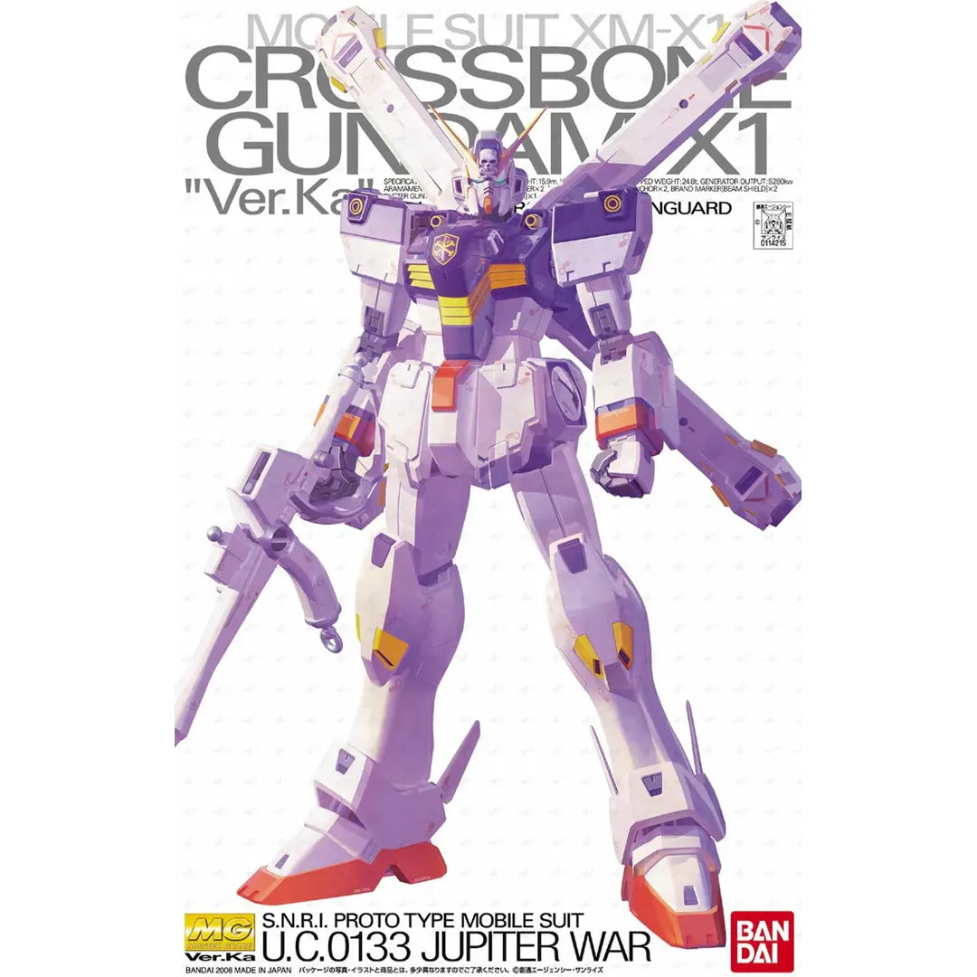 MG 1/100 CROSSBONE GUNDAM X-1 ver.Ka - Model Kit Articulado - Bandai