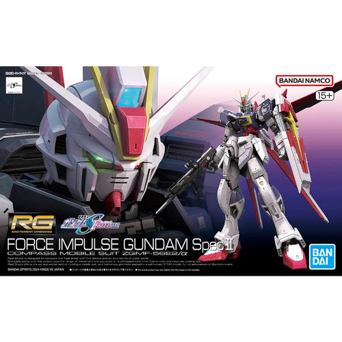 ロボット RG FORCE IMPULSE GUNDAM SpecII RG 1/144 Force Impulse Spec II - Model Kit Articulado - Bandai