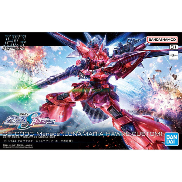 1/144 HG Gelgoog Menace Lunamaria Hawke Custom - Model Kit Articulado - Bandai
