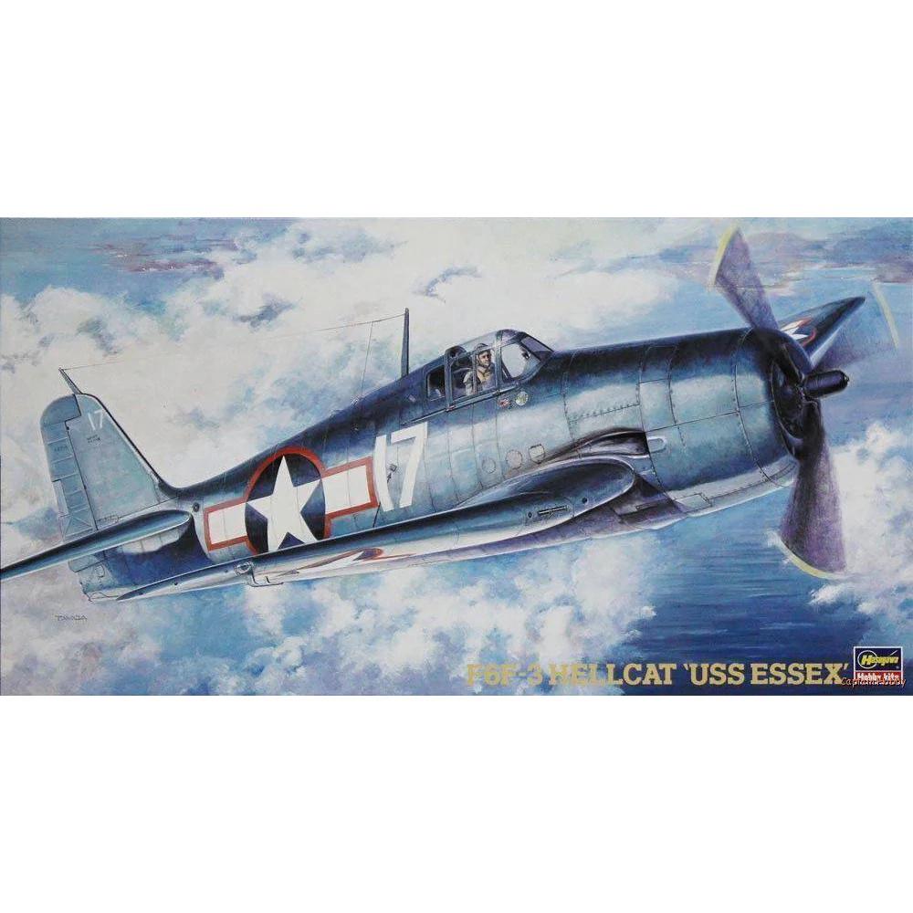 1/48 F6F-3 HELLCAT "USS ESSEX" - Model Kit - HASEGAWA