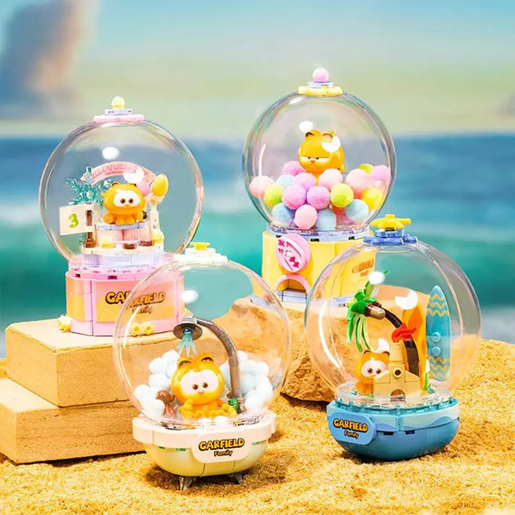Garfield Crystal Ball - Birthday Cake - Armables con Bloques - Pantasy