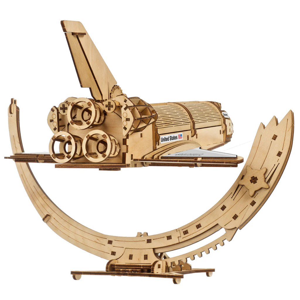 Transbordador Espacial Discovery - Puzle 3D de Madera - Ugears