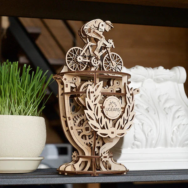 Ciclista Autómata - Puzle 3D de Madera - Ugears