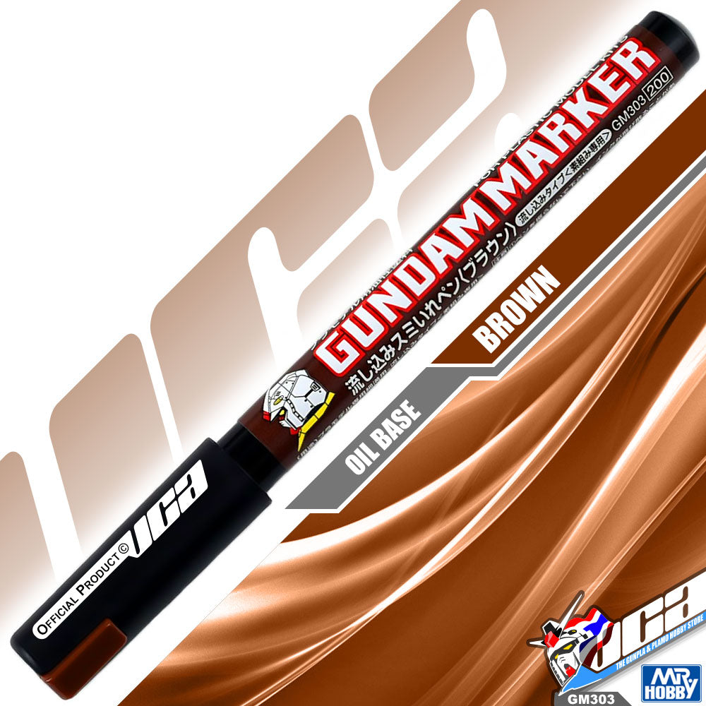 GUNDAM MARKER GM303 BROWN POUR TYPE - GSI Creos - Mr.Hobby