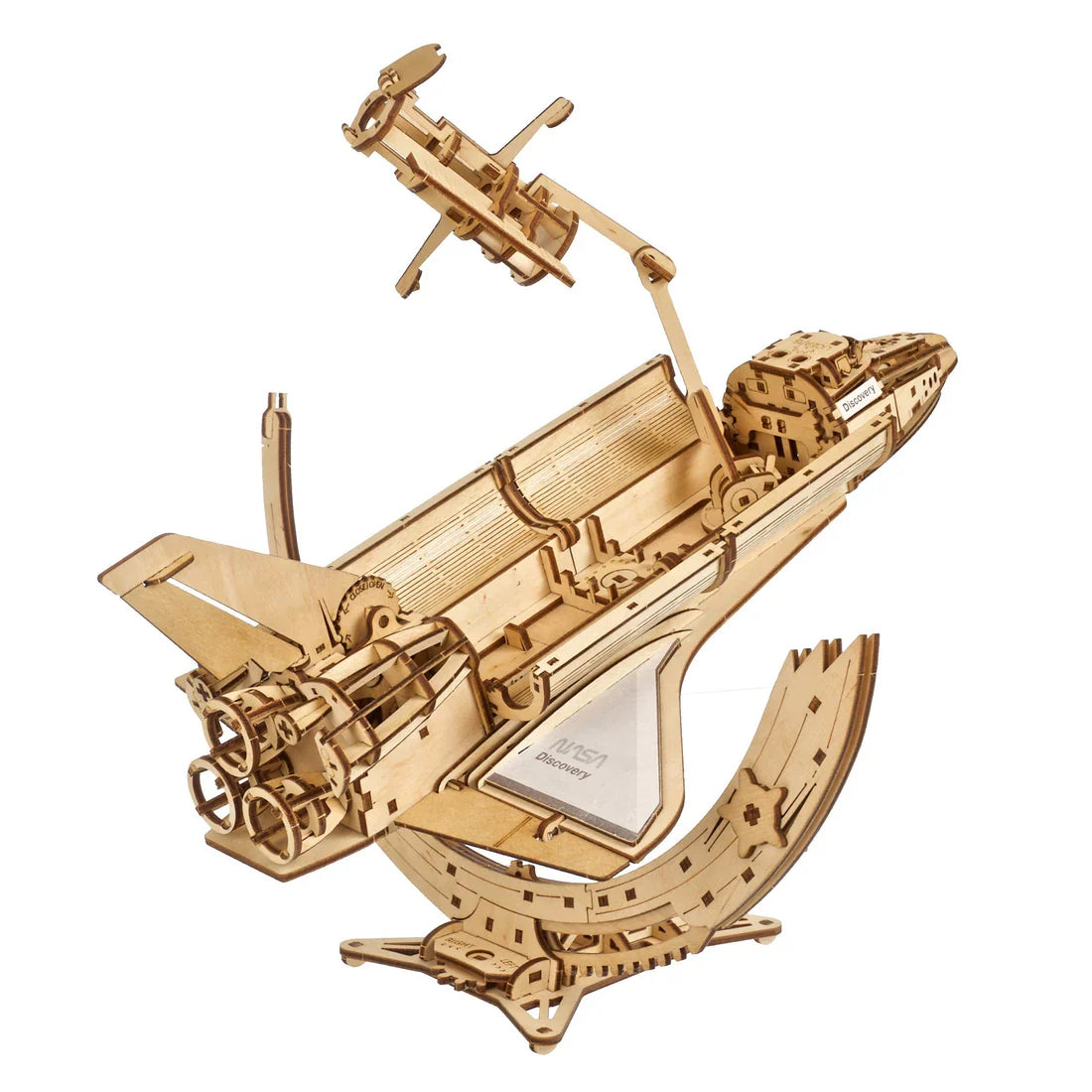 Transbordador Espacial Discovery - Puzle 3D de Madera - Ugears