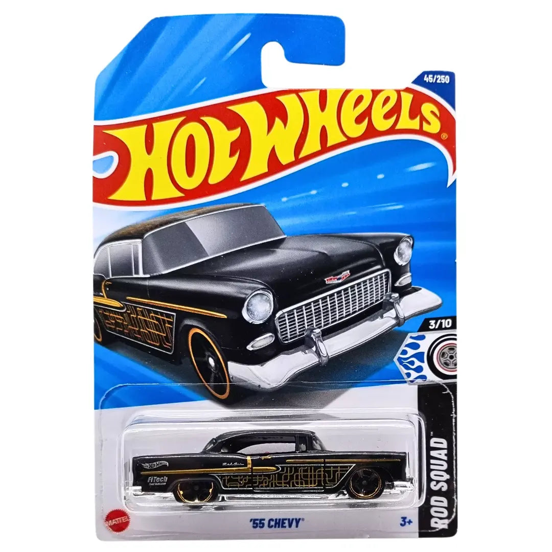 55 Chevy - Rod Squad 3/10 - Hot Wheels