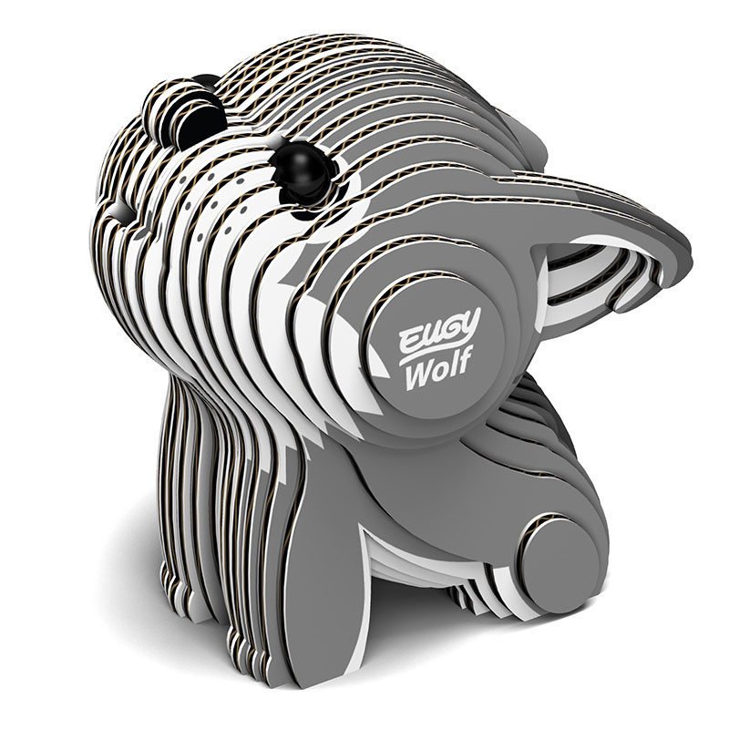 Lobo - Puzzle 3D de Cartón - Eugy Dodoland