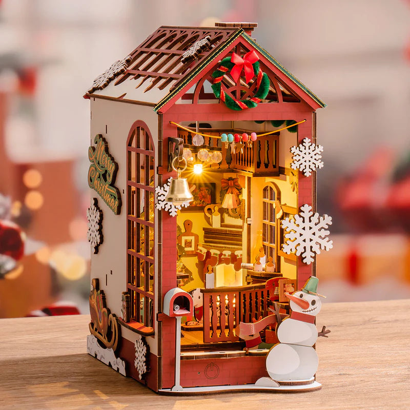 Christmas Indoor Scene - Sujeta Libros - Maqueta Rolife
