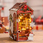 Christmas Indoor Scene - Sujeta Libros - Maqueta Rolife