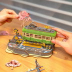 Sakura Journey - Rompecabezas 3D - Maqueta de Madera Rolife