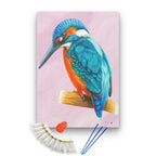 Ave Azul 25x35 cm - Pinturas por Número con Bastidor