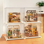 Cubierta Acrilica - Caja Exhibidor Crystal Clear Miniature House - 22.5 cm - Rolife