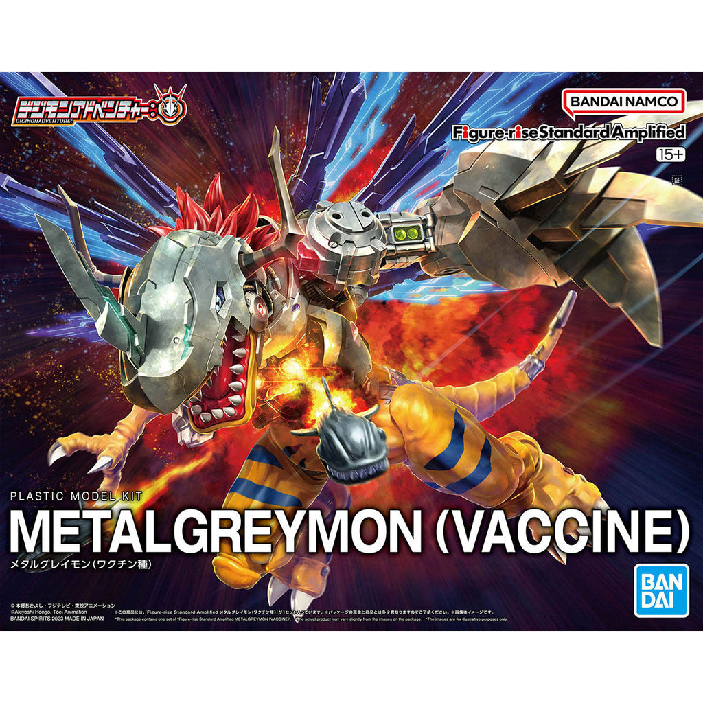 METALGREYMON Figure Rise Standard Amplified - Digimon Model Kit Articulado - Bandai