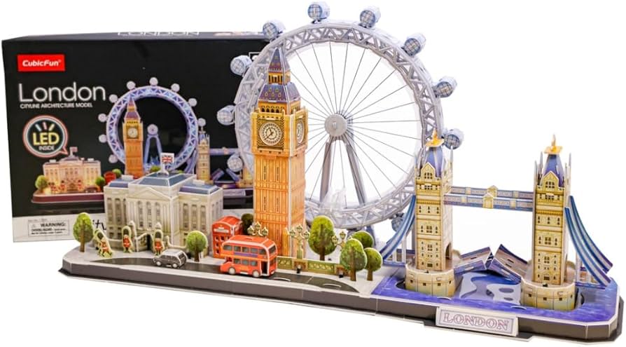 LED London City Line - Architecture Model - Rompecabezas 3D