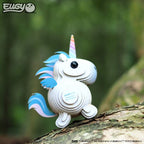 Unicorn Sky - Puzzle 3D de Cartón - Eugy Dodoland