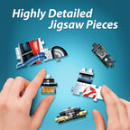 ECTO-1 - GHOSTBUSTERS - Wrebbit Rompecabezas 3D