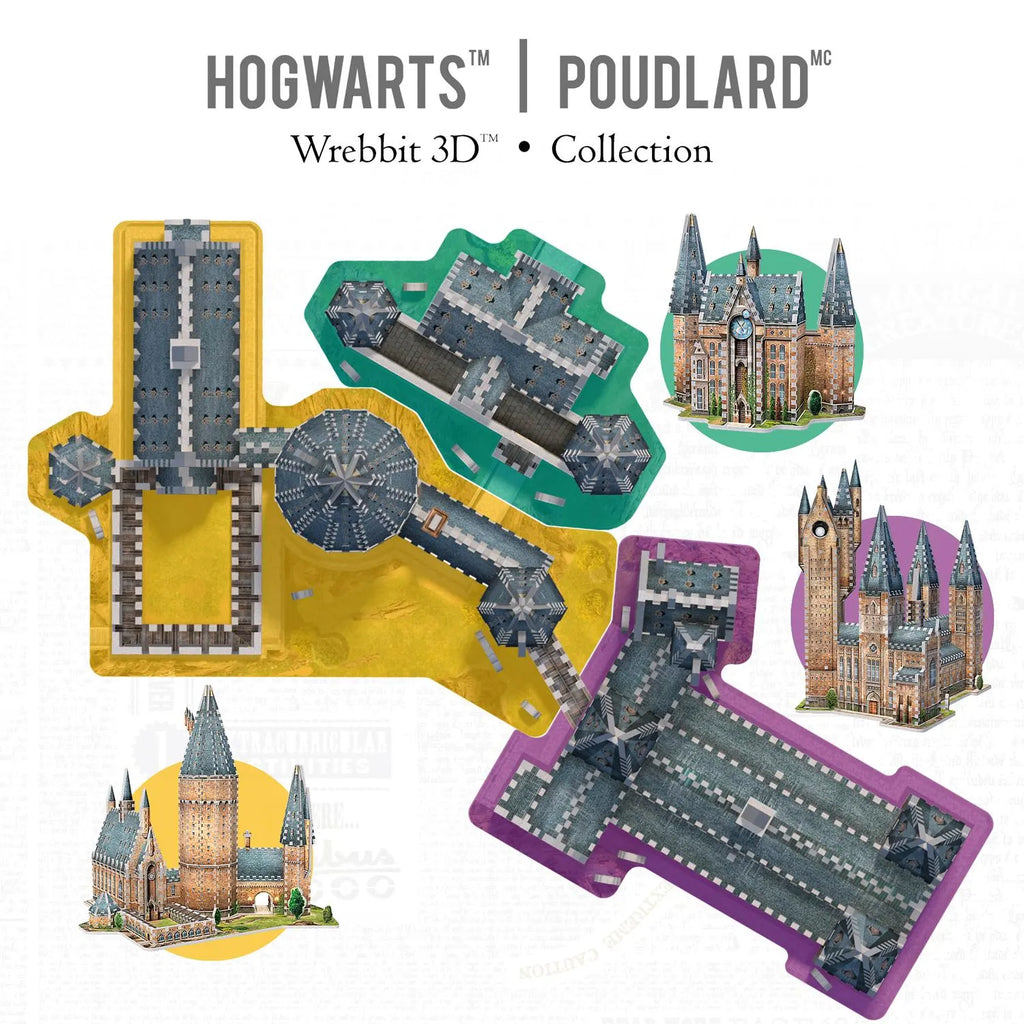 HOGWARTS - CLOCK TOWER - Harry Potter - Wrebbit Rompecabezas 3D