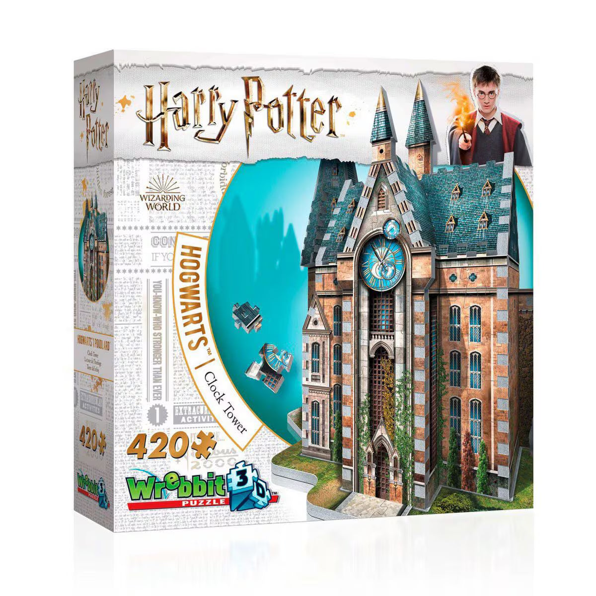 HOGWARTS - CLOCK TOWER - Harry Potter - Wrebbit Rompecabezas 3D