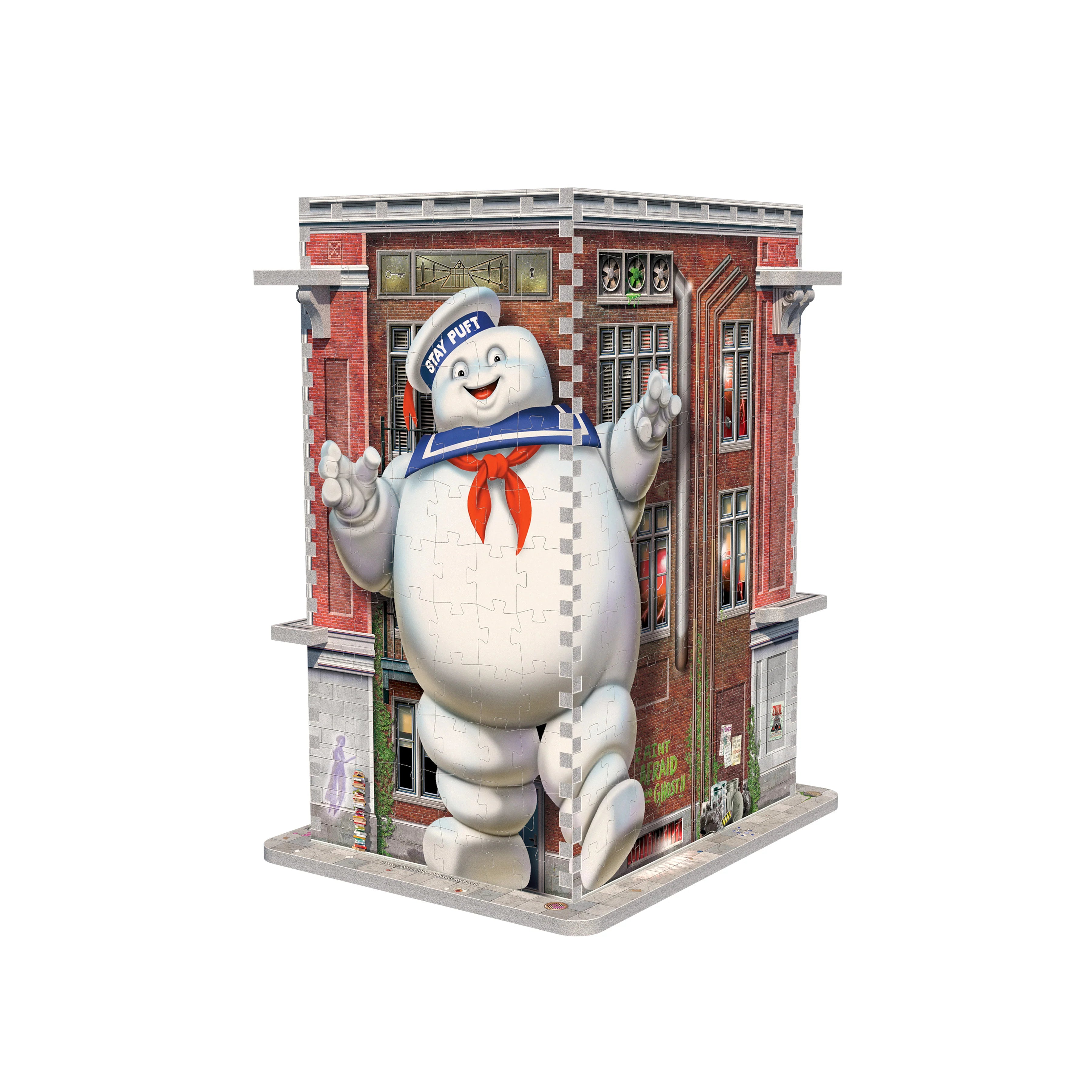 FIREHOUSE HEADQUARTERS - GHOSTBUSTERS - Wrebbit Rompecabezas 3D