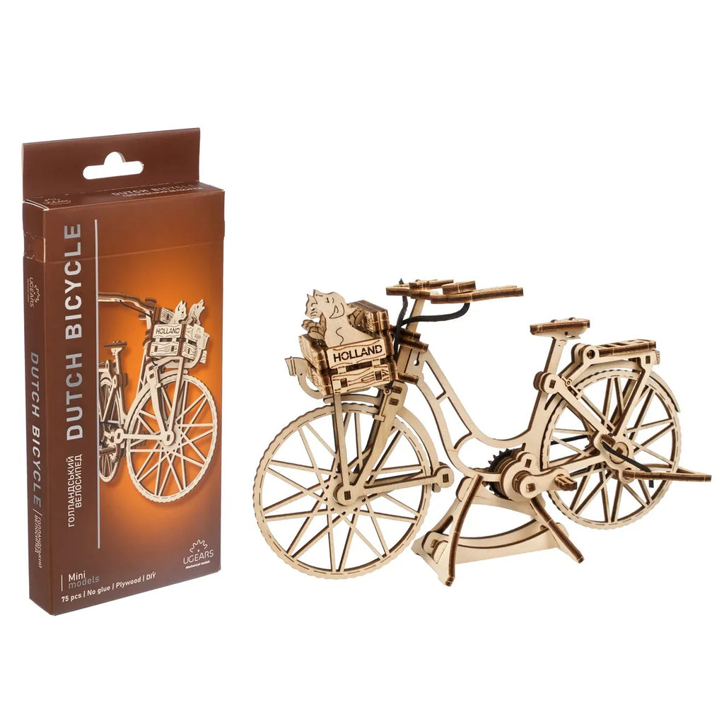 Dutch Bicycle (Bicicleta holandesa) - Puzle 3D de Madera - Ugears