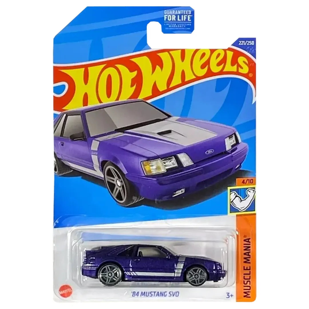 84 Mustang SVO - Muscle Mania 4/10 - Hot Wheels