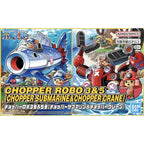 ONE PIECE CHOPPER ROBO NO.3 AND NO.5 (CHOPPER SUBMARINE & CHOPPER CRANE) - One Piece - Model Kit Articulado - Bandai