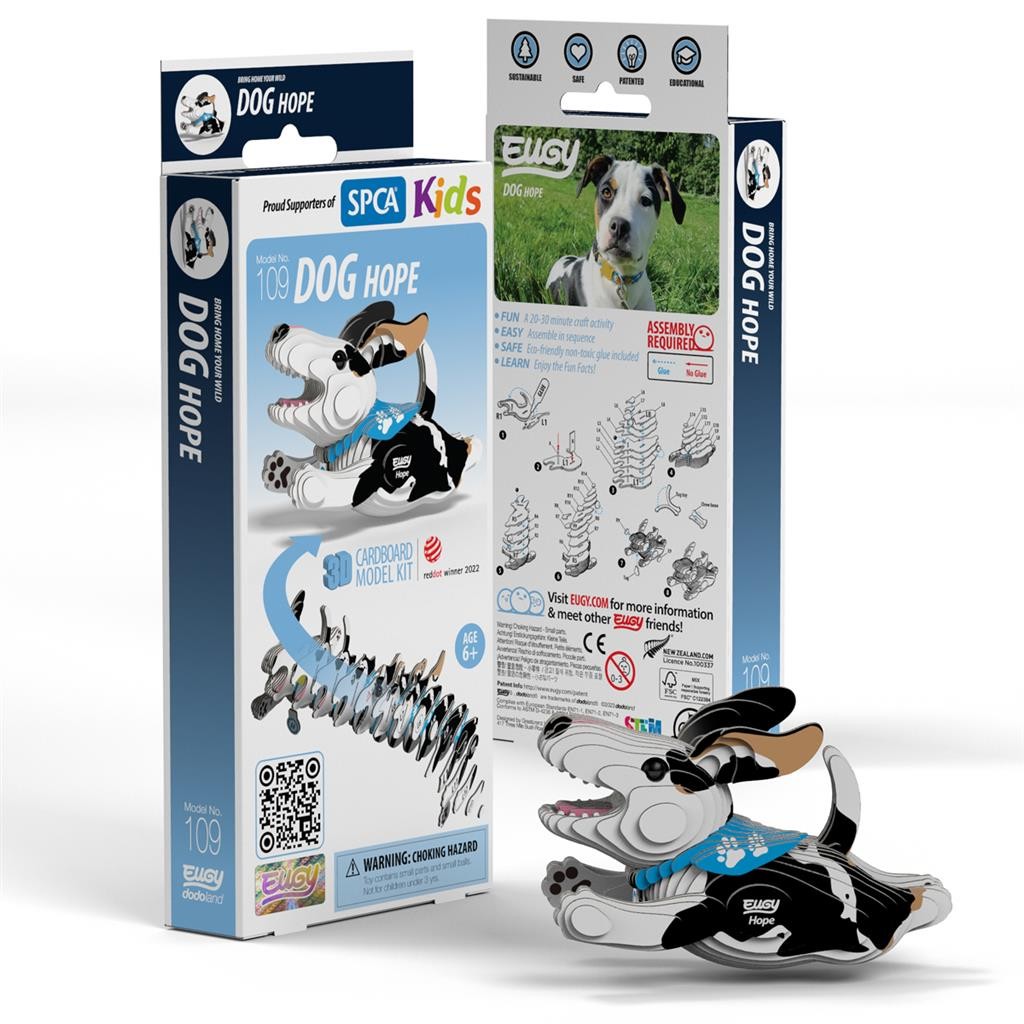 Dog Hope - Puzzle 3D de Cartón - Eugy Dodoland