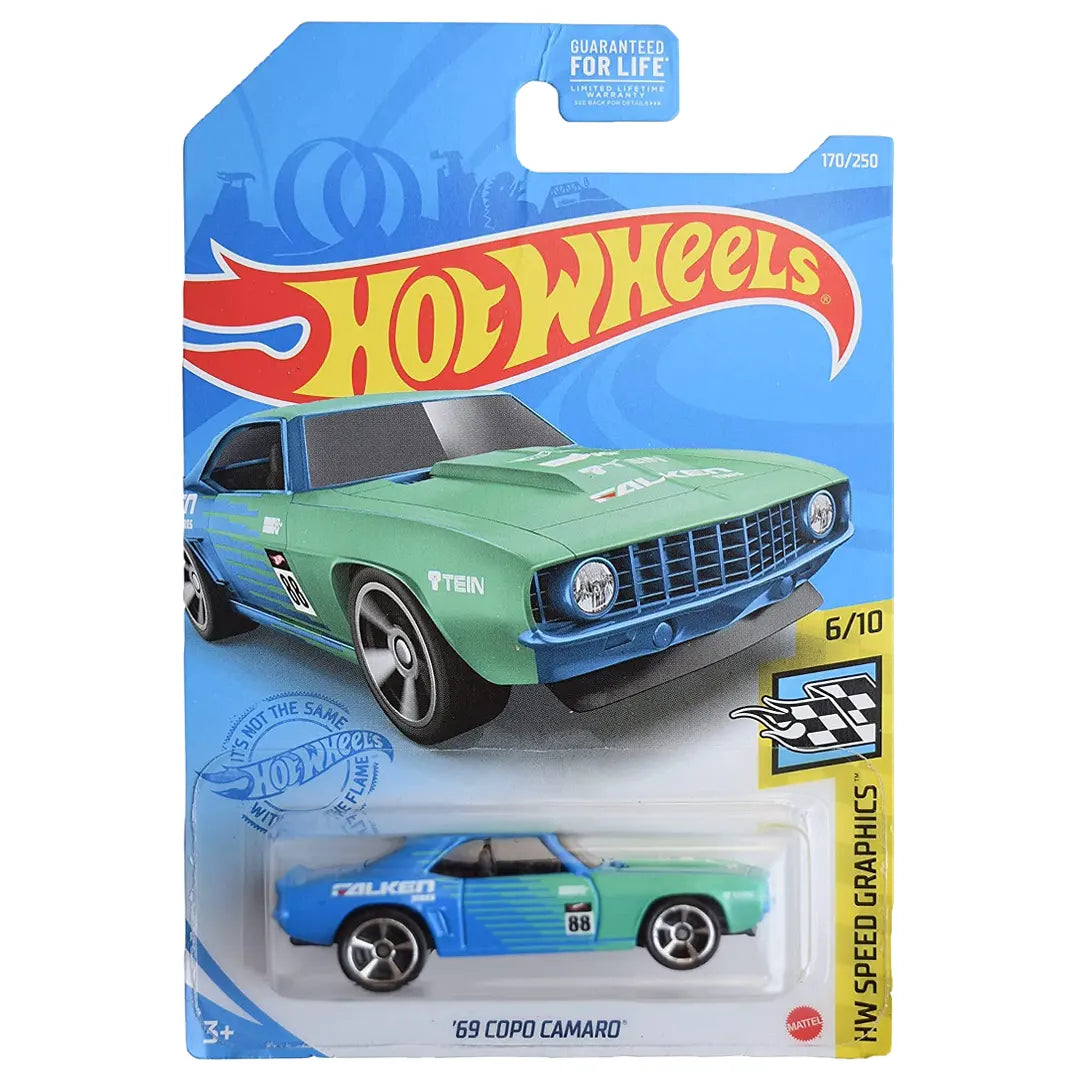 69 Copo Camaro - Speed Graphics 6/10 - Hot Wheels