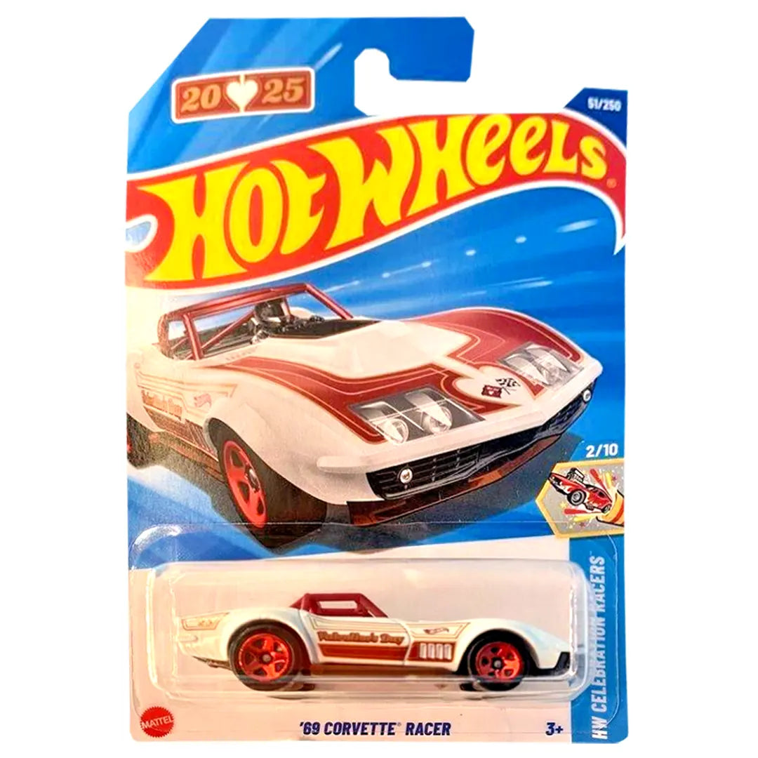 69 Corvette Racer - Hw Celebration Racers 2/10 - Hot Wheels