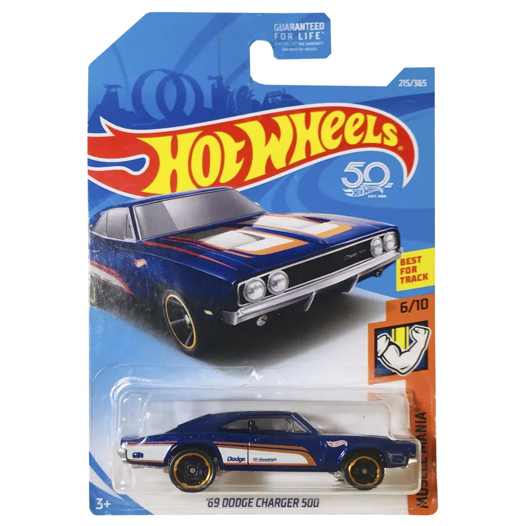 69 Dodge Charger 500 - Muscle Mania 6/10 - Hot Wheels