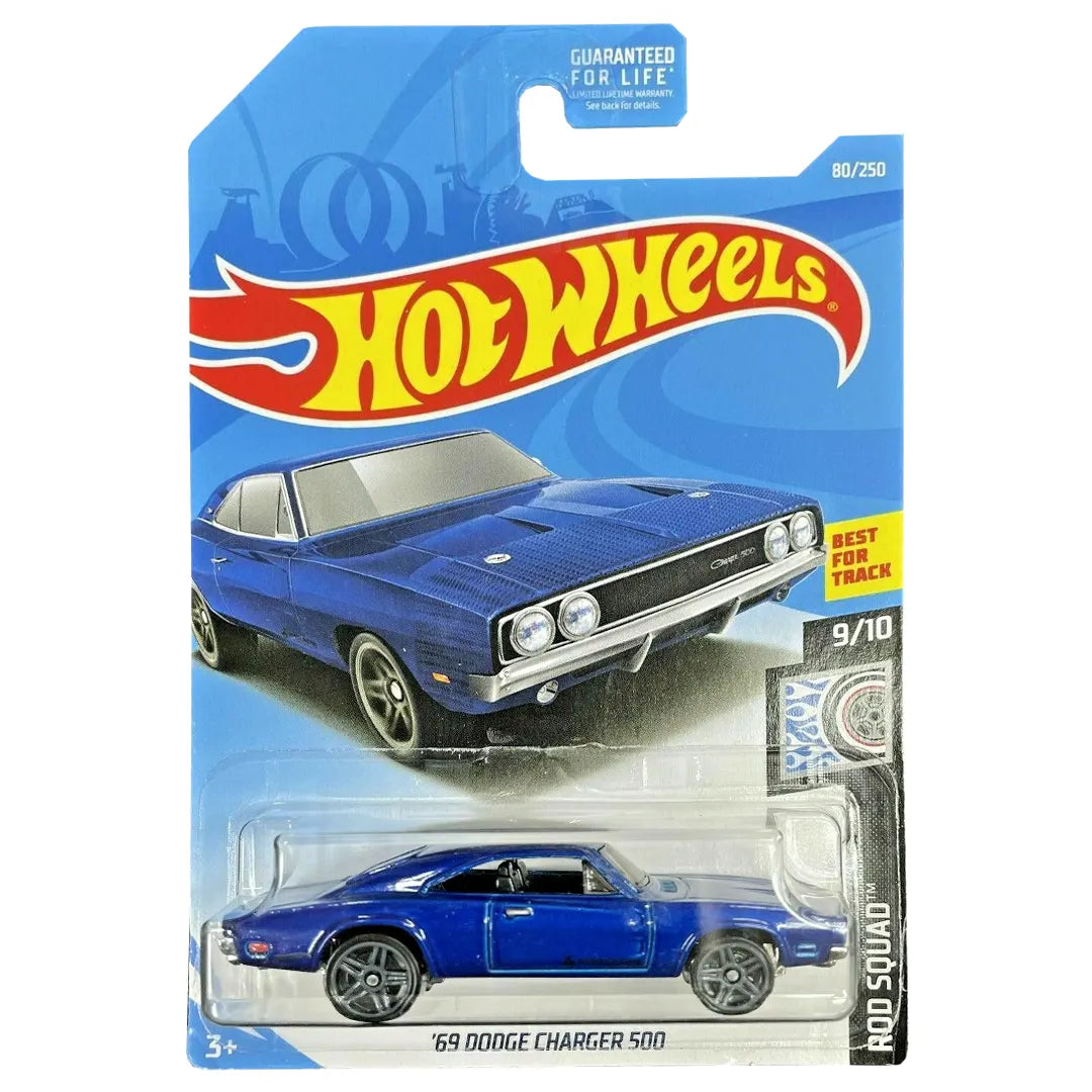 69 Dodge Charger 500 - Rod Squad 9/10 - Hot Wheels