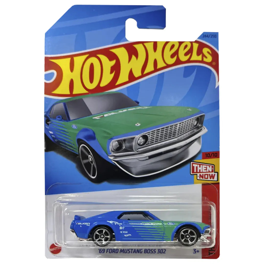 69 Ford Mustang Boss 302 - The and Now 10/10 - Hot Wheels