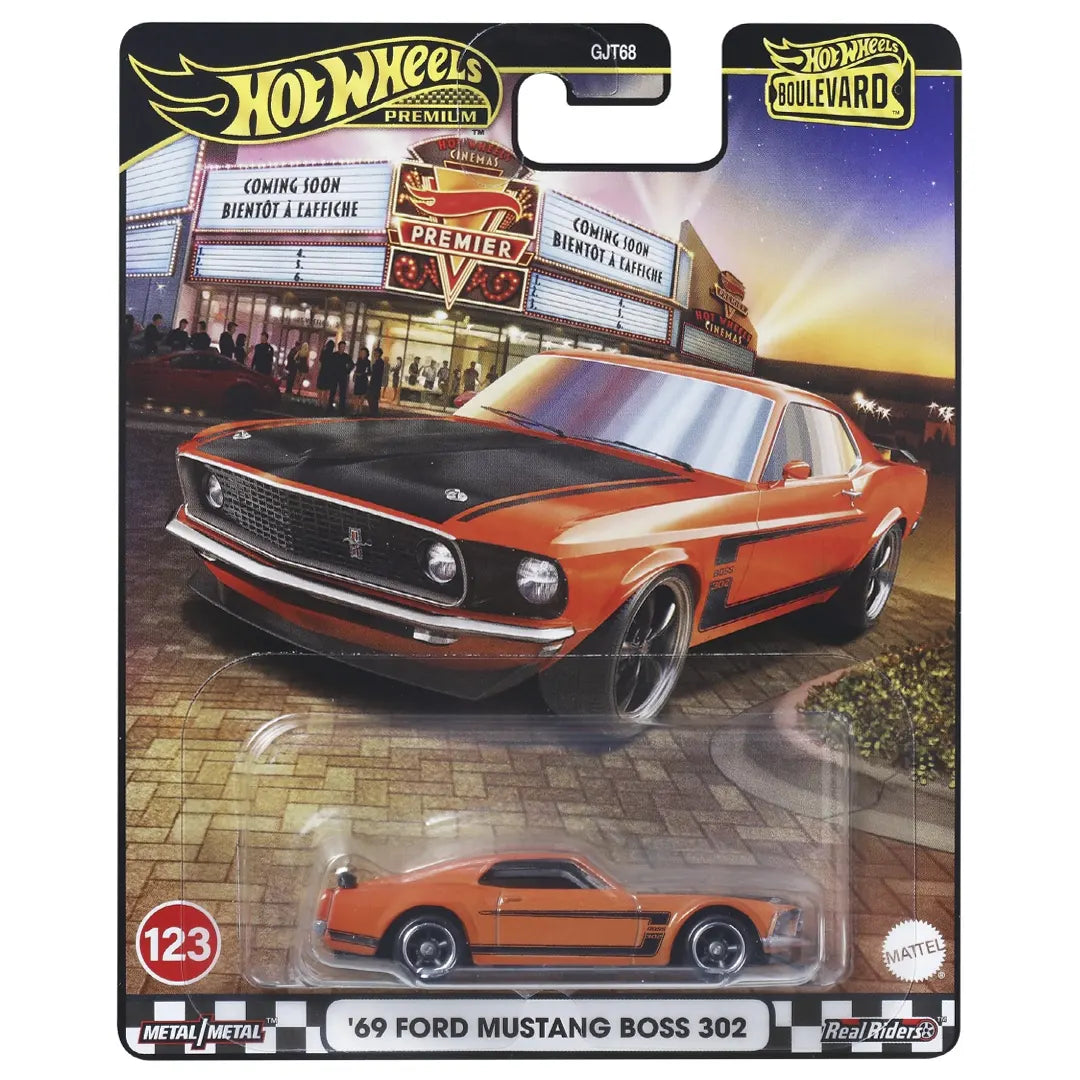 69 Ford Mustang Boss 302 - Boulevard 123 - Hot Wheels