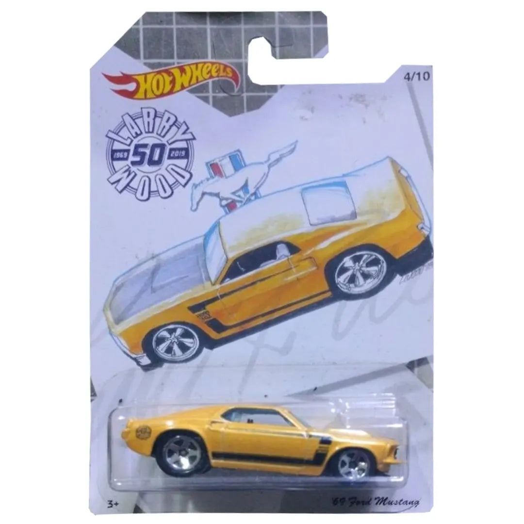 69 Ford Mustang - Larry Mood 4/10 - Hot Wheels