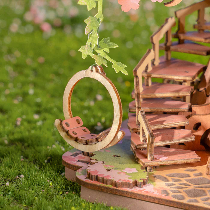 Sakura Tree House - Rompecabezas 3D - Maqueta de Madera Rolife