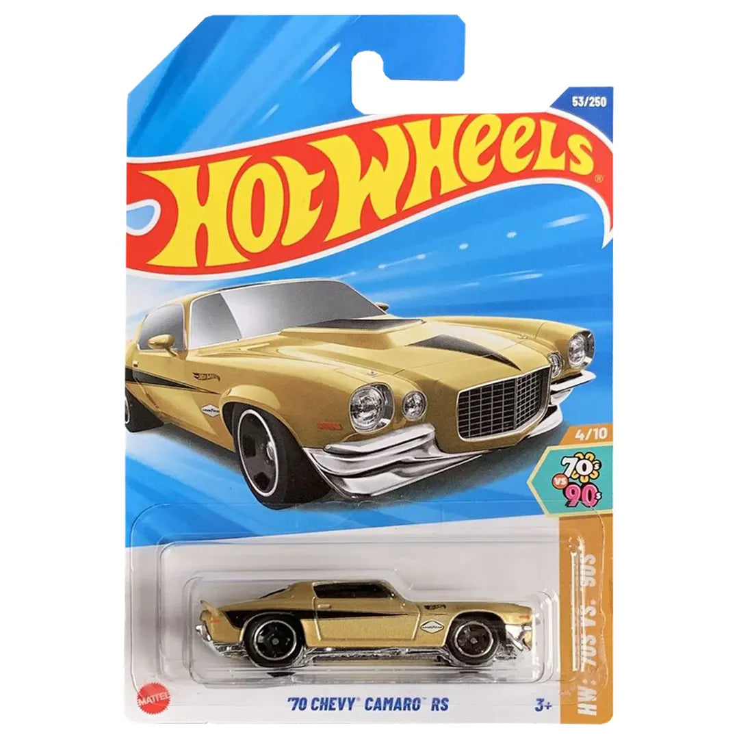 70 Chevy Camaro Rs - 70s Vs 90s 4/10 - Hot Wheels